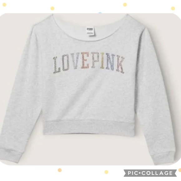 Victorias Secret Pink XXI Bling Joggers And
Bling 2X Open Neck Crew Brand New - Picture 6 of 11